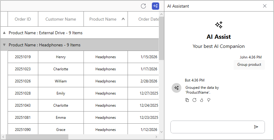 WPF Smart DataGrid grouping.