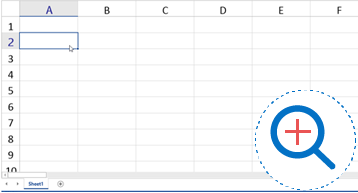 Zooming in WPF Spreadsheet