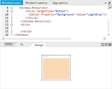 WPF Tab Splitter Control | Visual Studio-like Tabs | Syncfusion