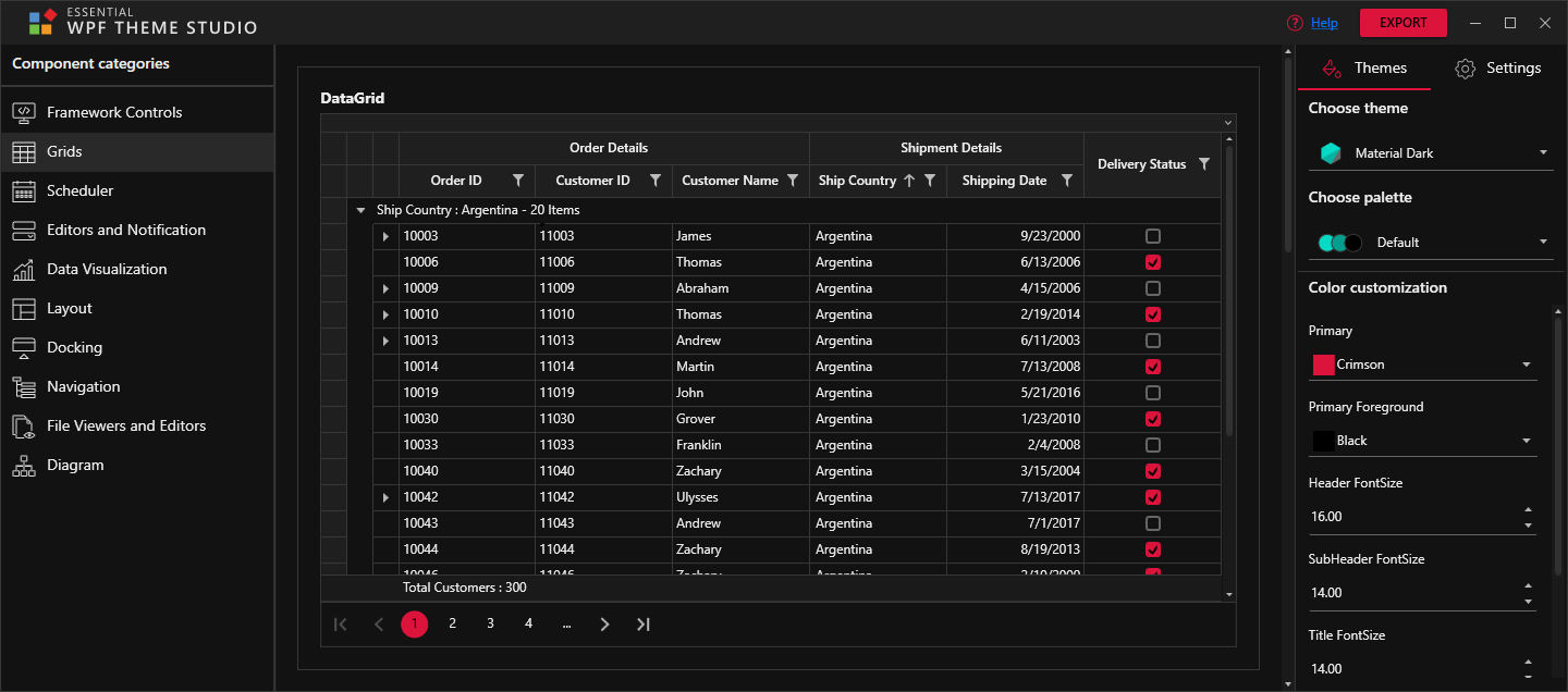 Create new theme in Theme Studio.