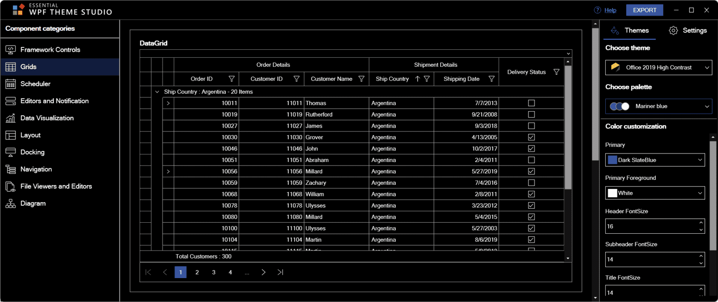 WPF Theme Studio | Theme Editor | Syncfusion