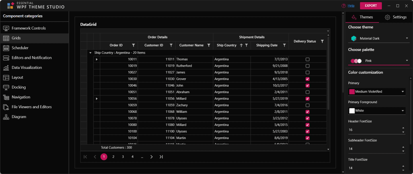WPF Theme Studio | Theme Editor | Syncfusion