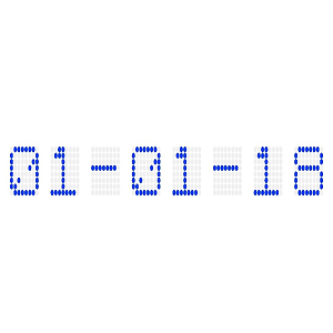 Xamarin.iOS Digital Gauge supports character spacing.
