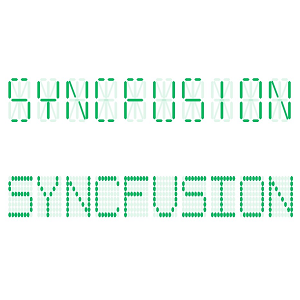 Xamarin.iOS Digital Gauge supports letter display type.
