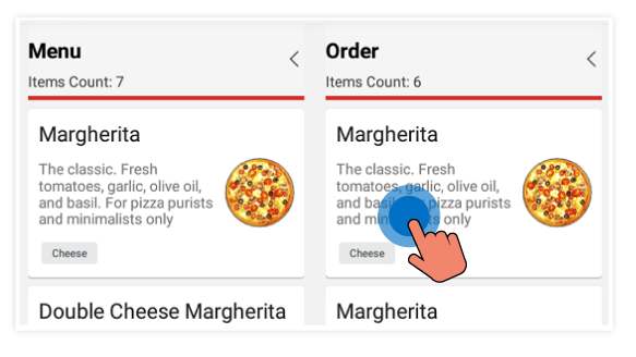 xamarin iOS kanban demonstrates card interactions