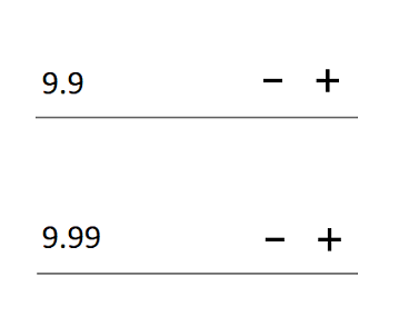 xamarin iOS numeric up down with custom decimal precision