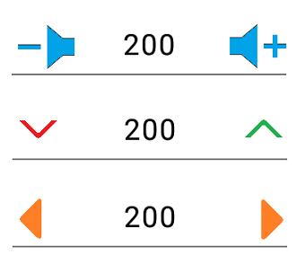 xamarin iOS numeric up down with custom spin icon font