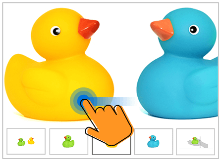 Xamarin iOS Rotator swiping feature