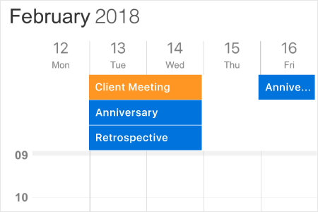 All day and spanned appointments in Xamarin.iOS Scheduler