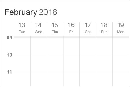 Changed first day of the week in Xamarin.iOS Scheduler