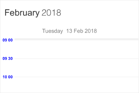 Time label customization in Xamarin.iOS Scheduler