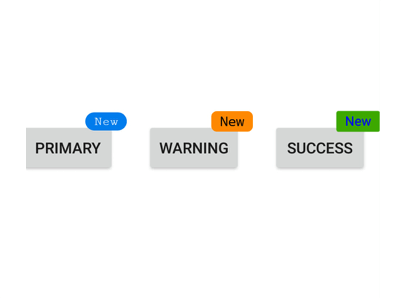 Xamarin.Forms badge view showing customized font support