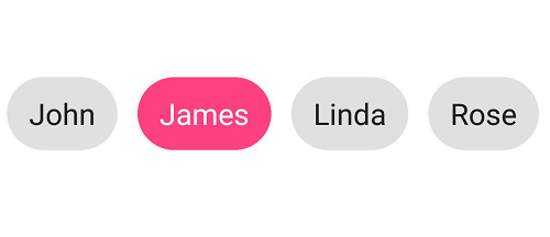 Selection made on only one chip at the time in Xamarin.Forms Chips
