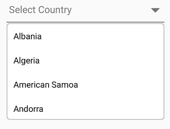 Shows Hint Text Using Placeholder Support in ComboBox Control for Xamarin.Forms