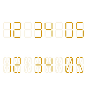 Xamarin.Forms Digital Gauge showing numbers
