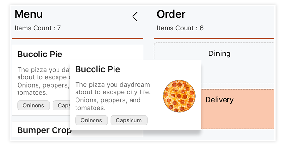 xamarin forms kanban column with customized placeholder