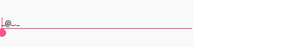 Xamarin.Forms Masked Entry demonstrates variable length mask expression for email ID.