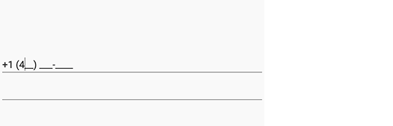 Xamarin.Forms Masked Entry value contains typed characters.