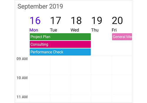 All day and spanned appointments in Xamarin.Forms Scheduler