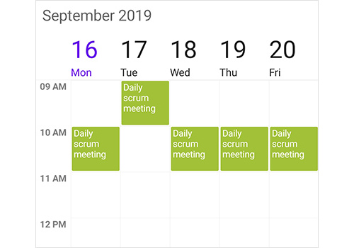 Recurrence expeption in Xamarin.Forms scheduler