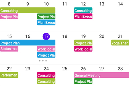 Week number support in Xamarin.Forms Scheduler month view