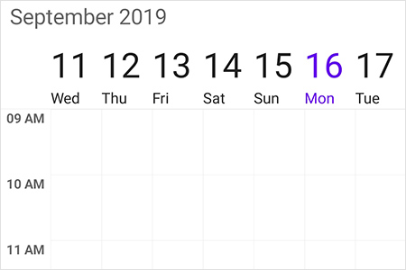 Changed first day of the week in Xamarin.Forms Scheduler week view