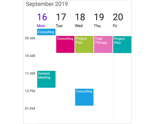 Appointments in Xamarin.Forms Scheduler